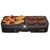 Hamilton Beach Black Plastic Nonstick Surface Griddle/Grill 180 sq in 38546